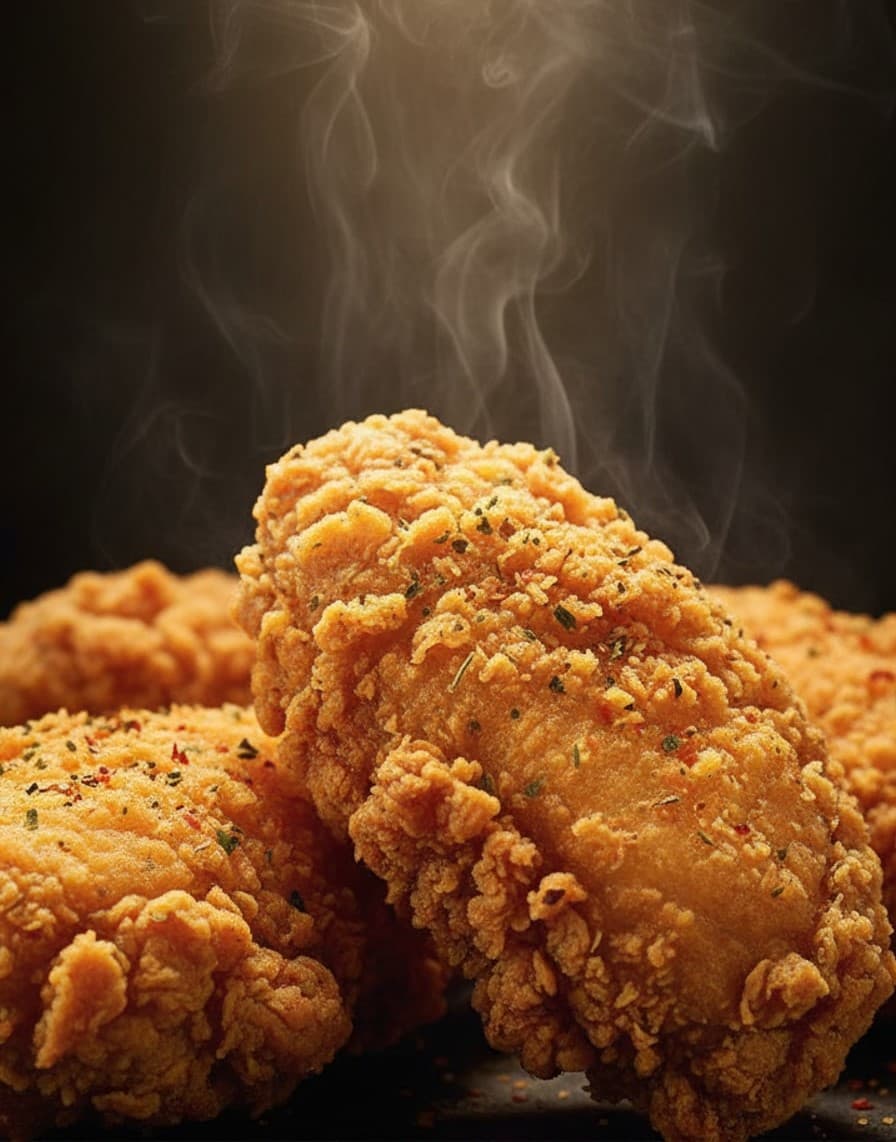 Food ad creative with restaurant plating